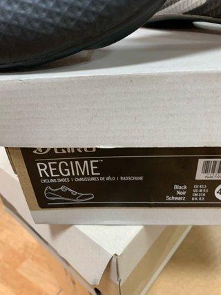 Zapatillas Giro Regime Talla 42.5 ciclismo