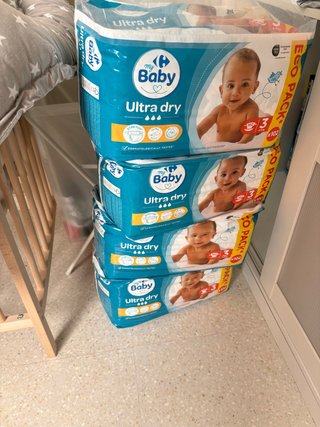 Pañales Carrefour Talla 3 - Ultra Dry