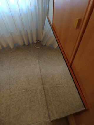 espejo de madera