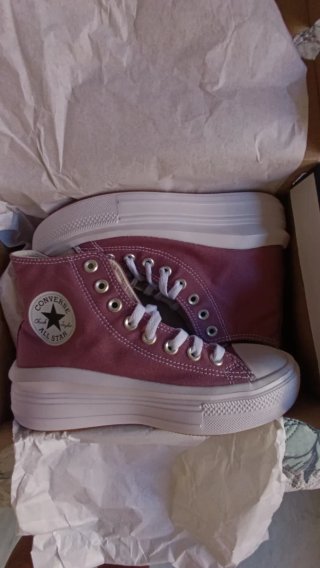 Zapatillas Converse Moradas Plataforma
