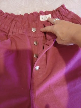 Pantalón vaquero rosa Lefties mujer