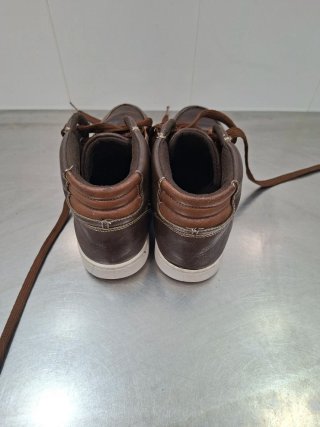 Zapatillas Hombre Caña Alta Marrones