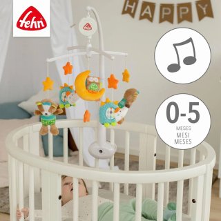 Móvil musical de cuerda para cuna