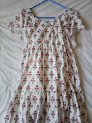 Vestido niña estampado floral