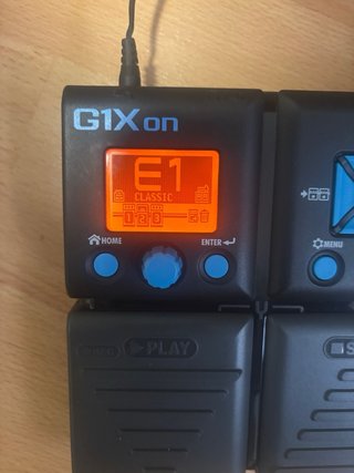 Pedalera Multiefectos Zoom G1X on para Guitarra