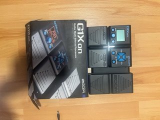 Pedalera Multiefectos Zoom G1X on para Guitarra
