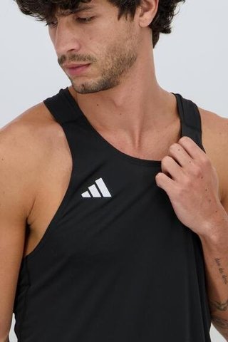 Camiseta técnica tirantes Adidas Adizero negro S