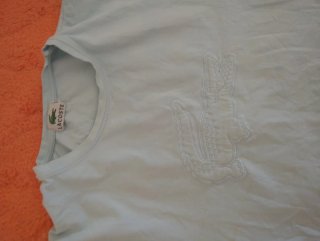 Camiseta Lacoste turquesa talla M