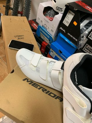 Zapatillas Ciclismo Merida Blancas Talla 43