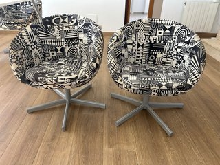 Mesa blanca y 6 sillas diseño