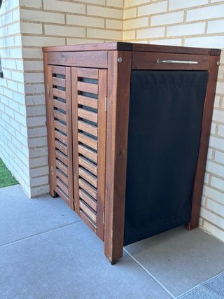Mueble auxiliar exterior ÄPPLARÖ madera