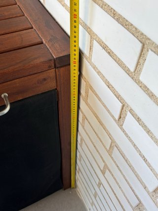 Mueble auxiliar exterior ÄPPLARÖ madera