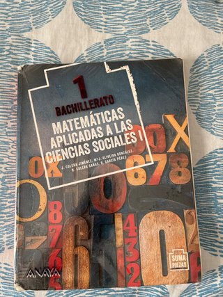 Matemáticas aplicadas a las ciencias sociales I...