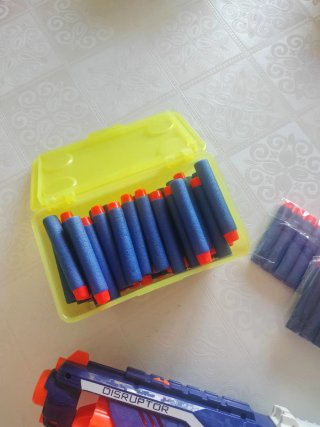 Pistola Nerf Disruptor Elite + 75 balas
