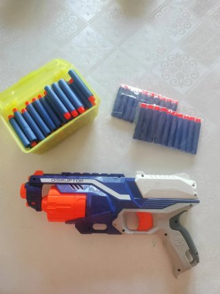 Pistola Nerf Disruptor Elite + 75 balas