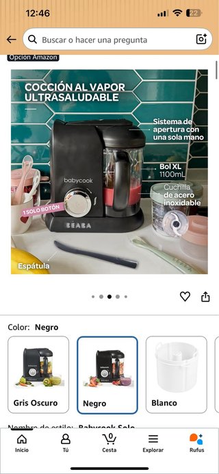 BÉABA Babycook Solo Robot Cocina Infantil 4 en 1