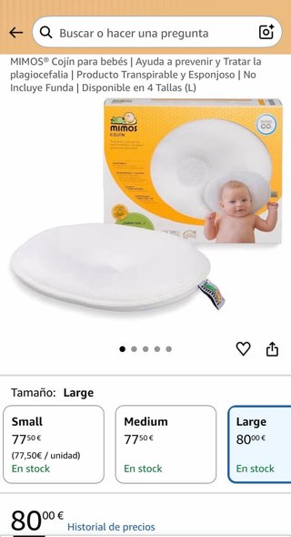 Cojín Mimos para bebé