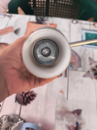 Lámpara de techo Ikea Plata y Blanca