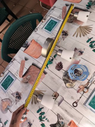 Lámpara de techo Ikea Plata y Blanca