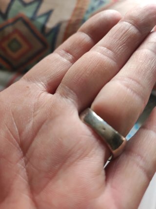 Anillo Plata Ancho Turquesa