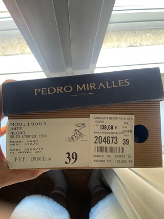 Sandalias Pedro Miralles Negras