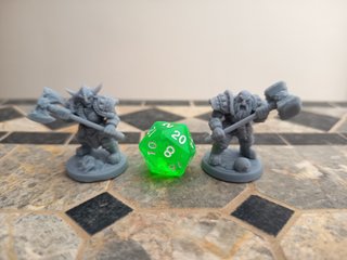 Enanos defensores miniaturas en resina pack