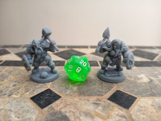 Enanos defensores miniaturas en resina pack