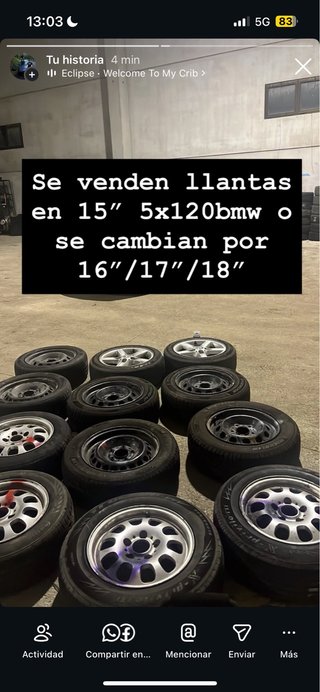 Llantas 15” 5x120 BMW