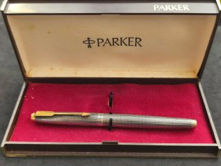 Parker 75 Bolígrafo Plata con Caja