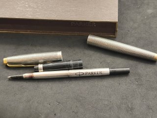 Parker 75 Bolígrafo Plata con Caja