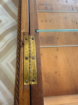 Vitrina madera y cristal vintage