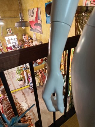 Maniquí Femenino Blanco Vintage