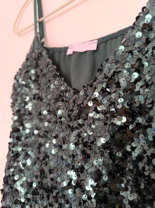 Blusa lentejuelas verde