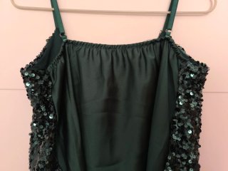 Blusa lentejuelas verde