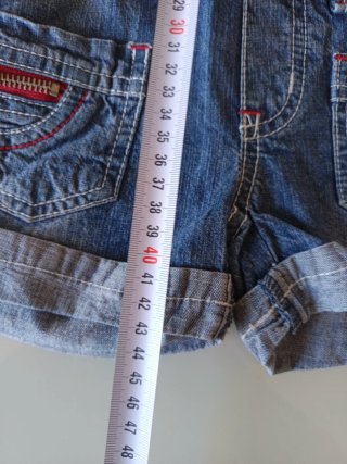 Salopette bambina denim 9 mesi in denim.
