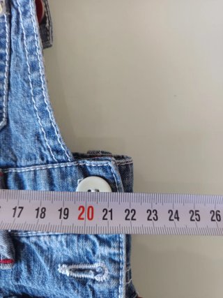 Salopette bambina denim 9 mesi in denim.
