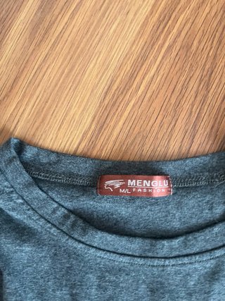 Camiseta manga larga niña gris