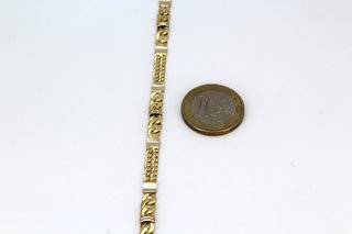 Pulsera Oro Combinado 18k