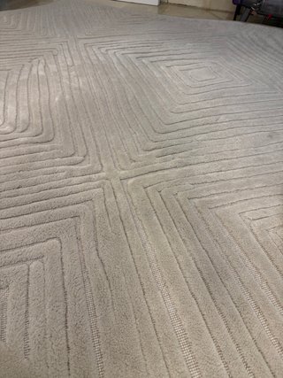 Alfombra Beige cuadrada de 200cm
