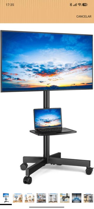 Soporte TV RFIVER con Ruedas 27-65