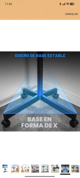 Soporte TV RFIVER con Ruedas 27-65
