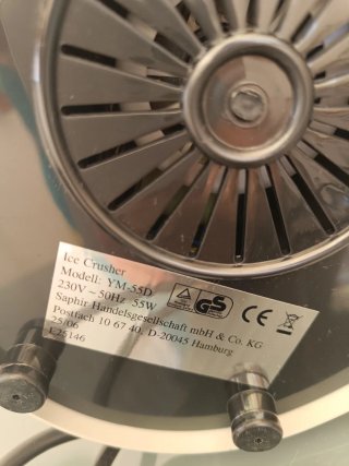 Picadora de hielo eléctrica