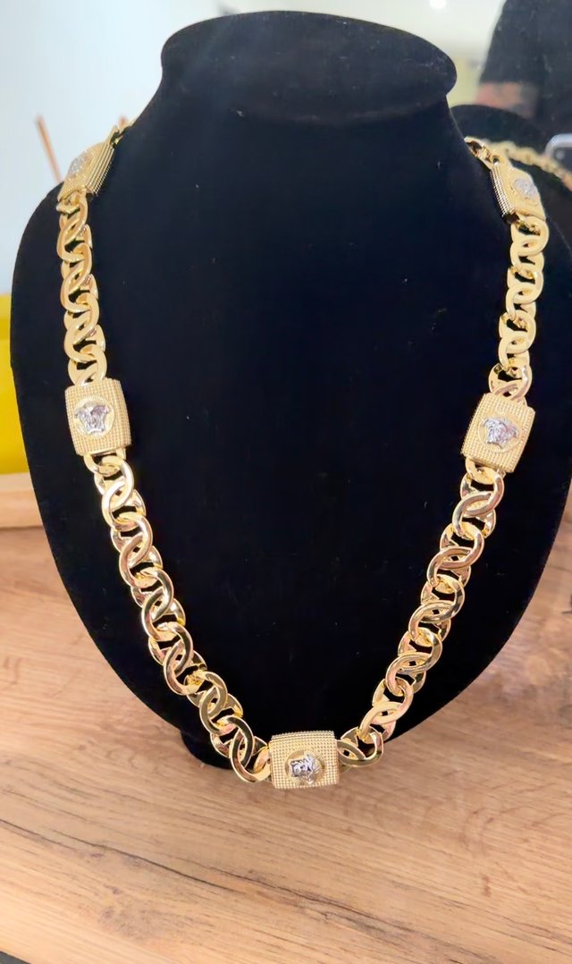 Cadena Versace Oro 18k Laminada