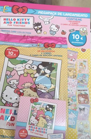 Pack Álbum y 1 caja cartas Hello Kitty