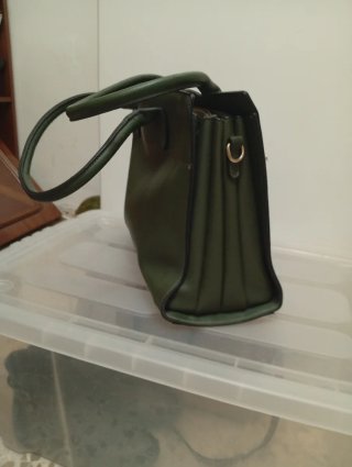 Bolso verde tipo tote