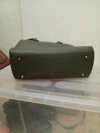 Bolso verde tipo tote