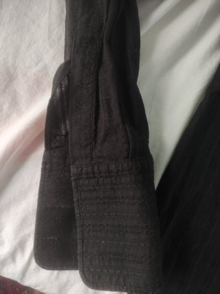 Camisa Zara Negra Encaje Hombre