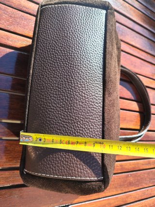 Bolso de hombro inspiración Gucci ante marrón