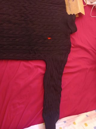 Jersey Polo Ralph Lauren trenzado negro