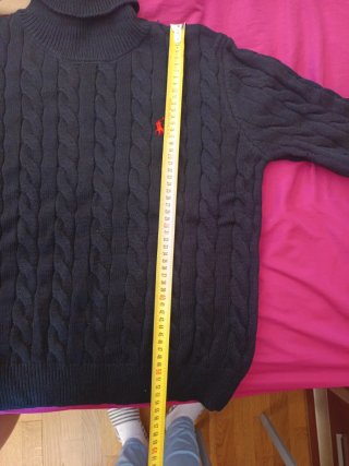 Jersey Polo Ralph Lauren trenzado negro